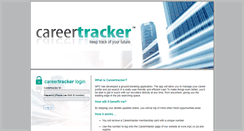 Desktop Screenshot of careertracker.co.za